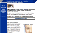 Desktop Screenshot of eyenutrition.info